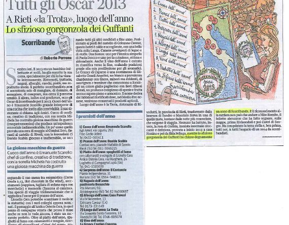 Oscar 2013 - Scorribande di Roberto Perrone su "Il Corriere della Sera"